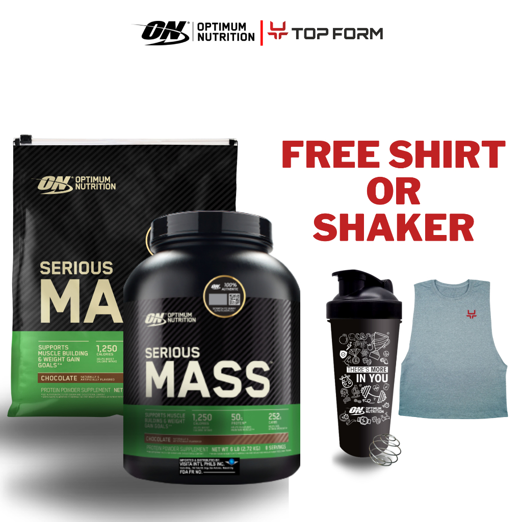 Optimum Nutrition Serious Mass On Mass Gainer Whey Protein Powder Shopee Philippines 5471