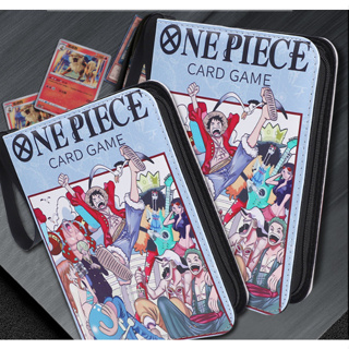 4Grids Anime Card Collection Album One Piece Monkey D. Luffy Card Book  Holder Cartoon Card Bag Album Card Storage Kids Toys Gift - AliExpress