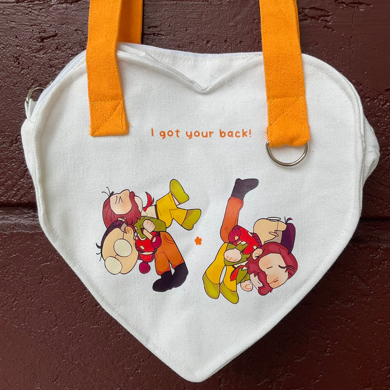 Heart Tote Bag Disco Elysium I Got Your Back Shopee Philippines