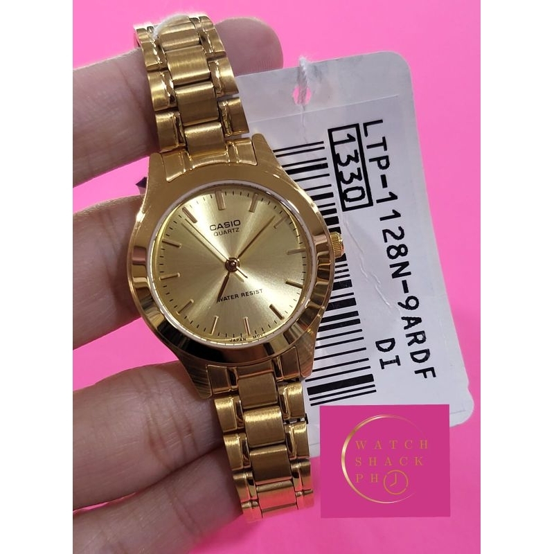 CASIO LADIES GOLD LTP 1128N 9A LTP 1128 GOLD Shopee Philippines