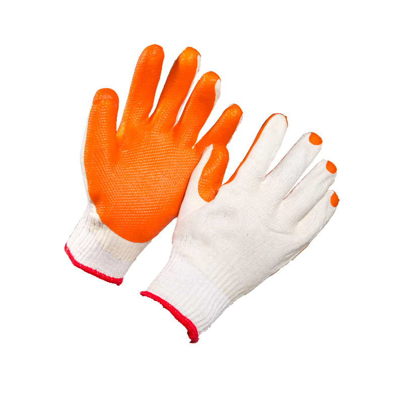 【12pair】Orange Rubber Gloves construction | Shopee Philippines
