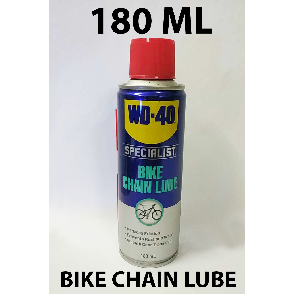 ORIGINAL WD40 BIKE CHAIN LUBE 180ML SPECIALIST REDUCES FRICTION
