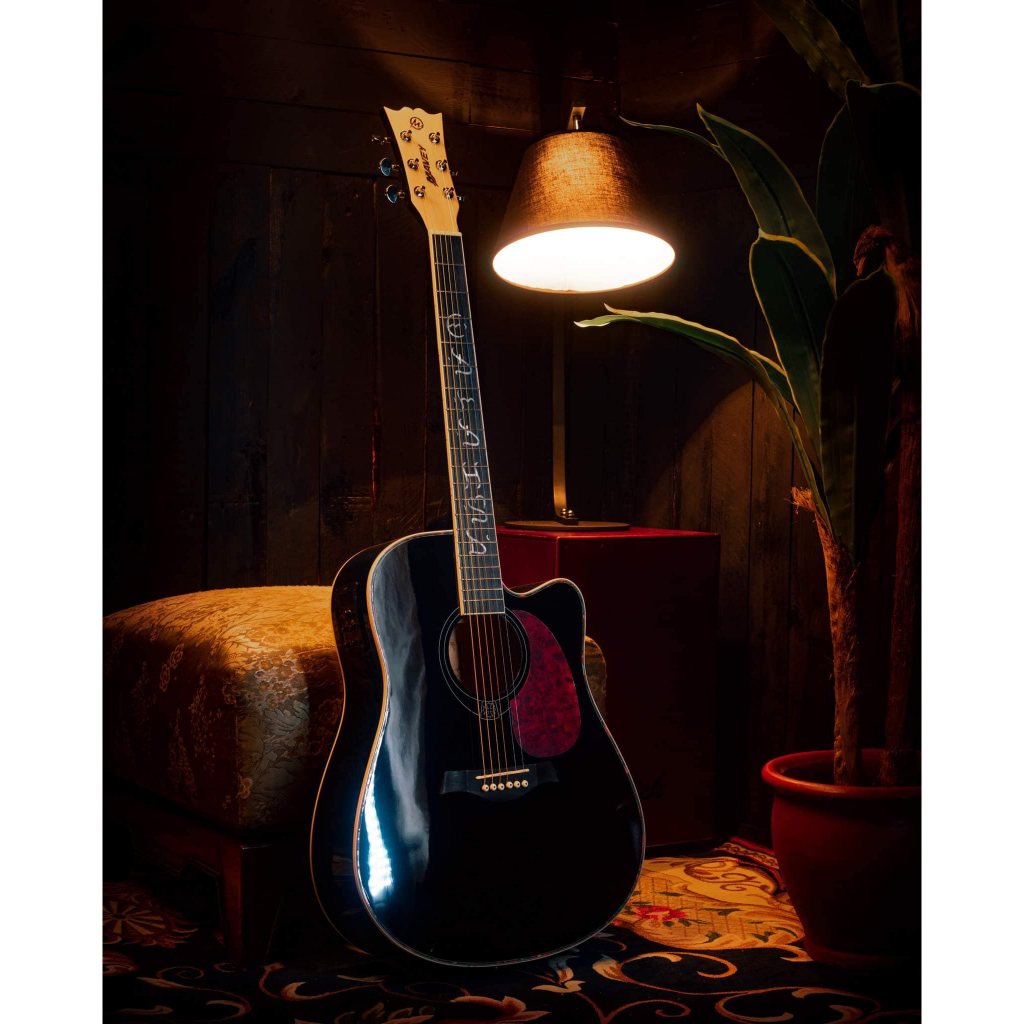 Mavey Baybayin 03 41’ inches Acoustic Guitar with Builtin Pickup with