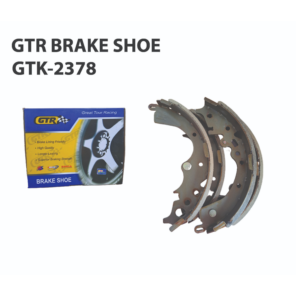 GTR BRAKE SHOE W/ LINING TOYOTA HIACE COMMUTER `09 REAR GTK-2378 ...