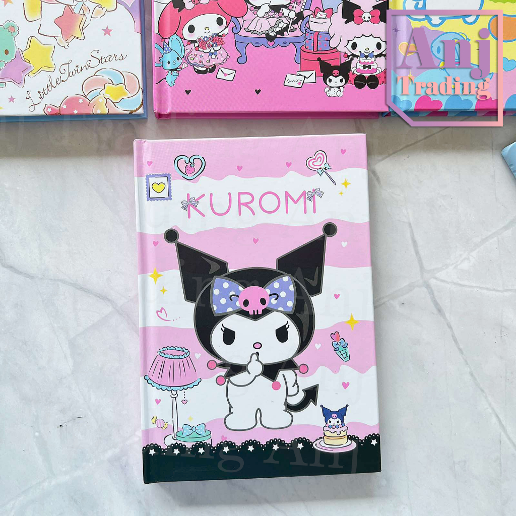 Kuromi Cinnamon Roll Sanrioo Family Weekly & Monthly Planner Open-dated 