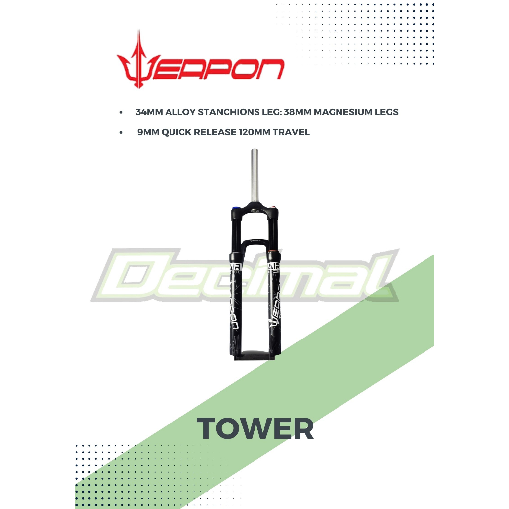 weapon tower air fork 27.5