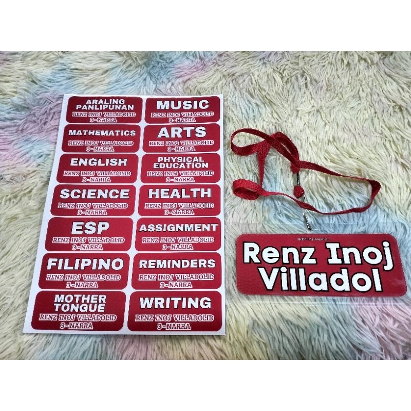 Jk3 sticker label nameplate set shopee philippines