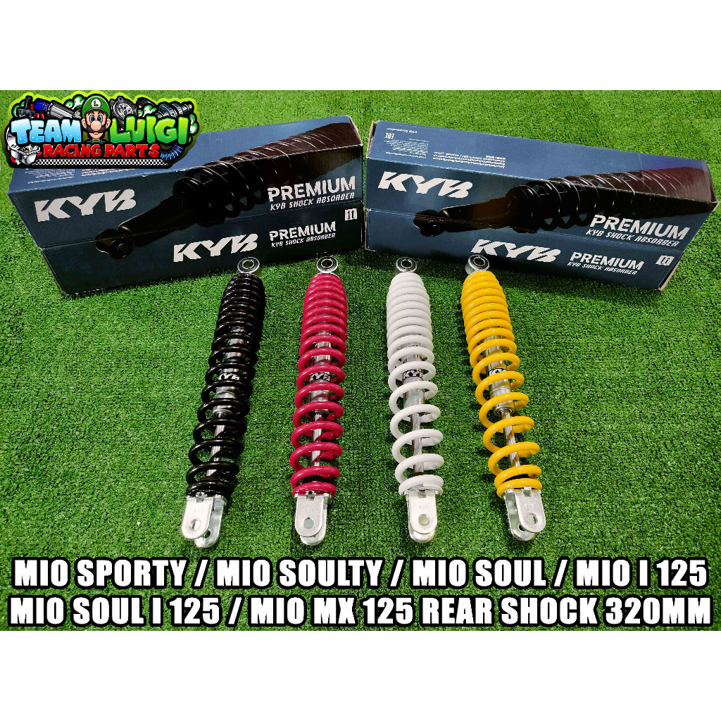 KYB REAR SHOCK ABSORBER 320MM FOR YAMAHA MIO SPORTY / MIO SOULTY / MIO ...