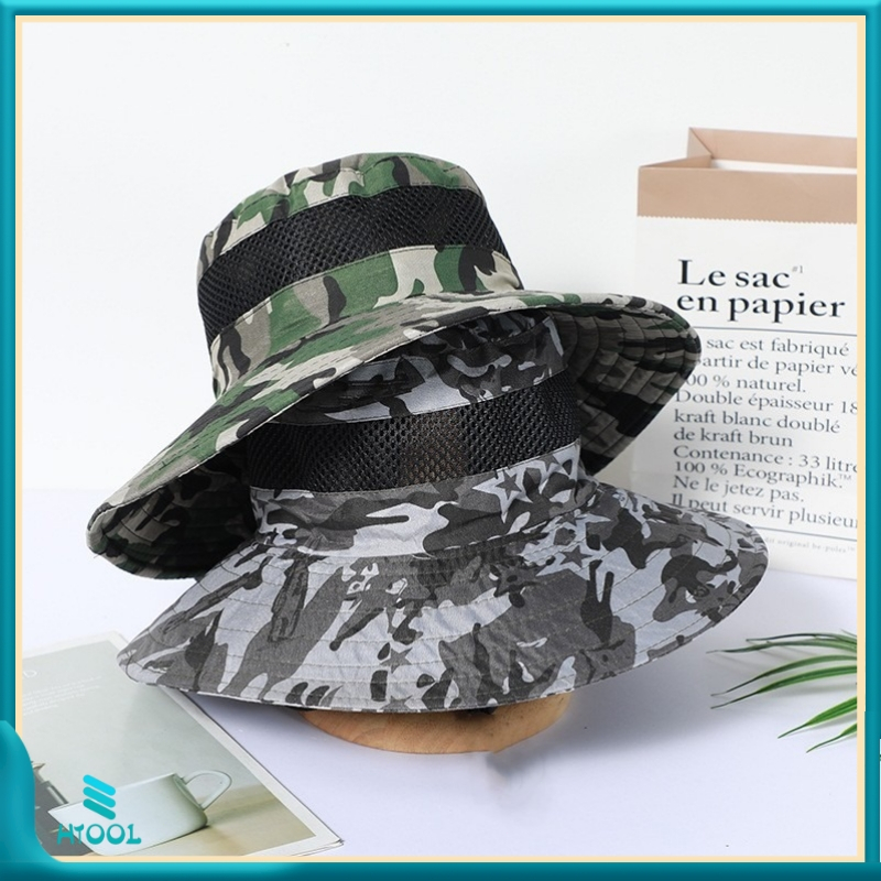 Camouflage Bucket Military Hat  Bucket Hat Mens Military Army