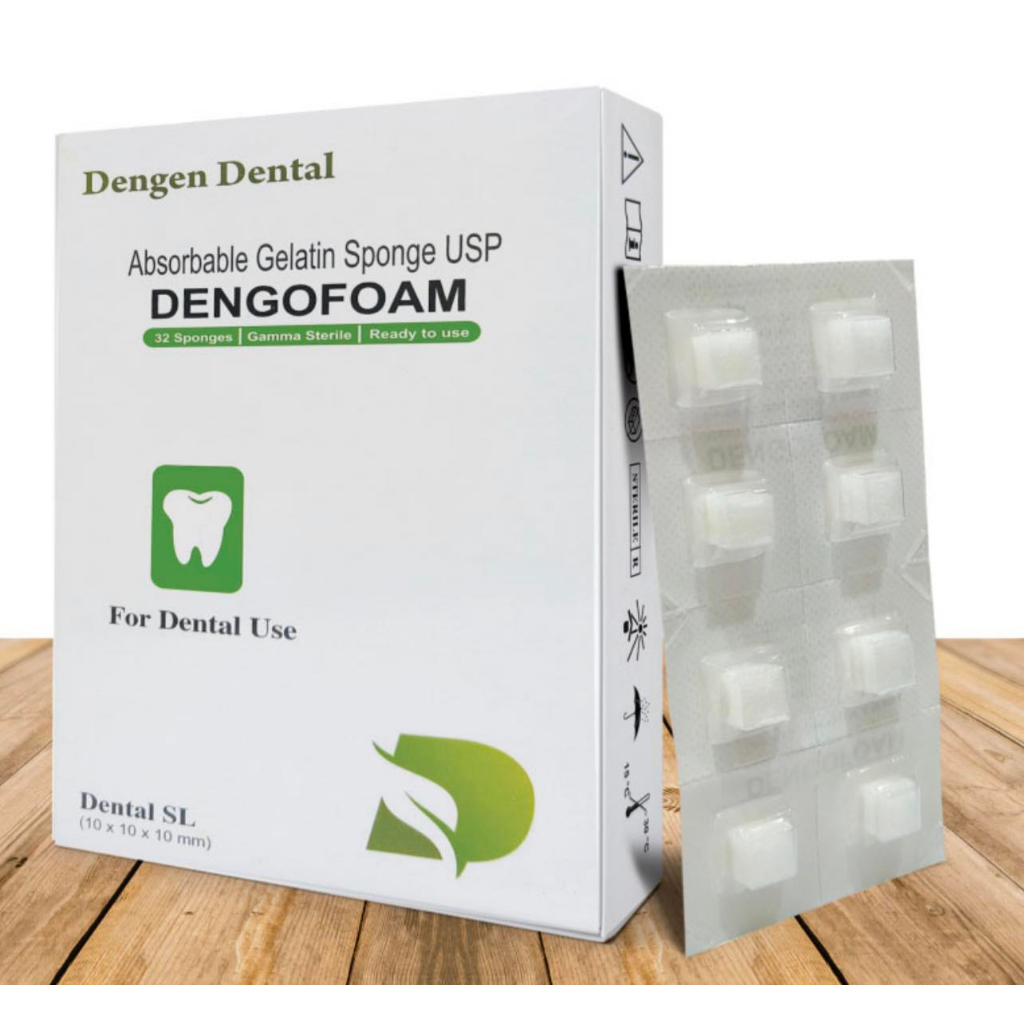 Dental Dengofoam Absorbable Gelatin Sponge 32 Cubes Gelfoam Shopee