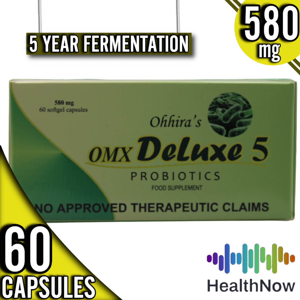 OMX probiotics capsule 5 years or 3 years fermentation 60 Softgel Capsule or 30 Dark Green 30