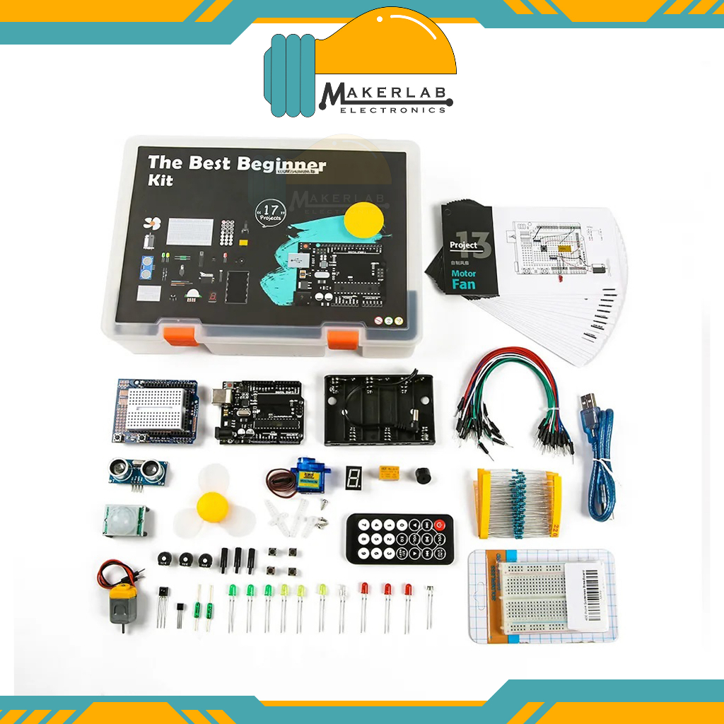 The Best Beginner Kit for Arduino with Tutorial Compatible w/ Arduino ...