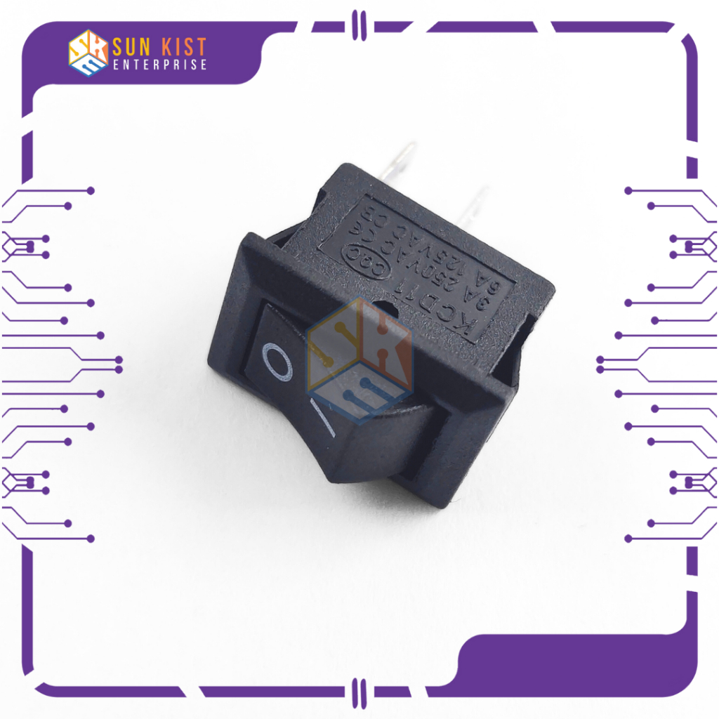 Rocker switch small Black on/off | Shopee Philippines