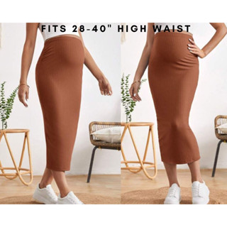 Tan maternity skirt sales
