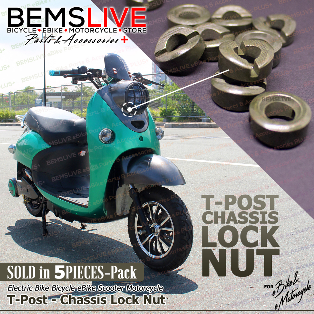T-Post Chassis Lock Nut Electroplated Heavy Duty Industry-Used for ...