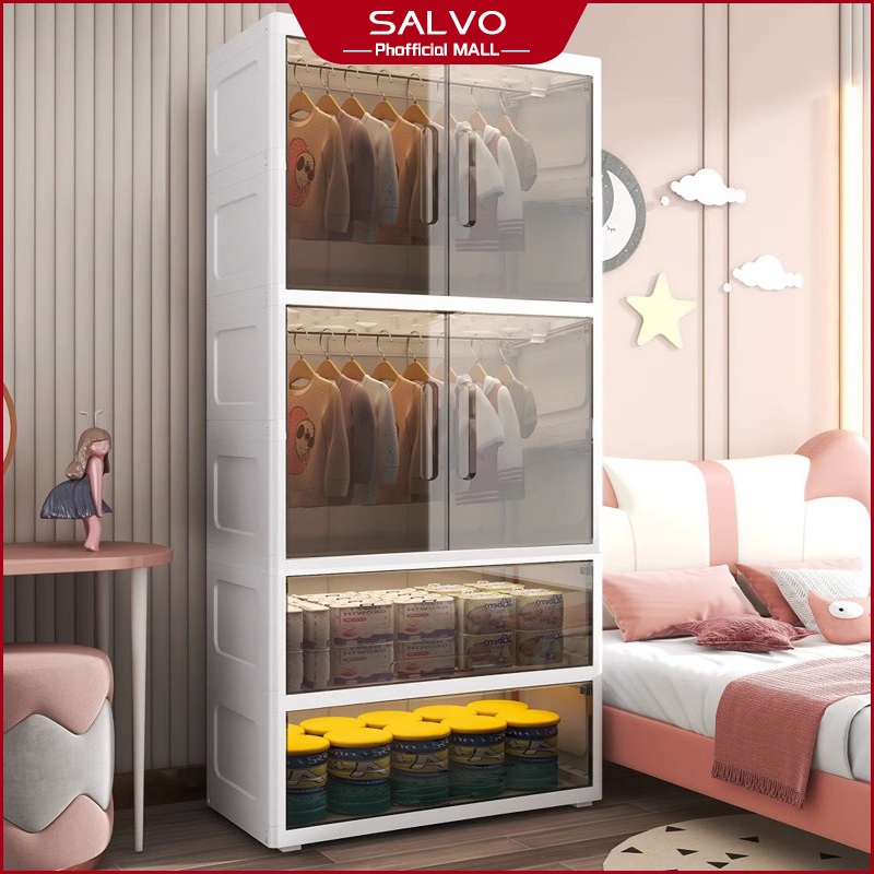 SALVO Baby Clothes Storage Drawer Wardrobe For Baby Toy Clothes