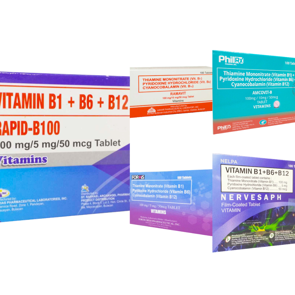 Amcovit Ramavit Nervesaph Rapid-b Vitamin B Complex | Goodsnagoods ...