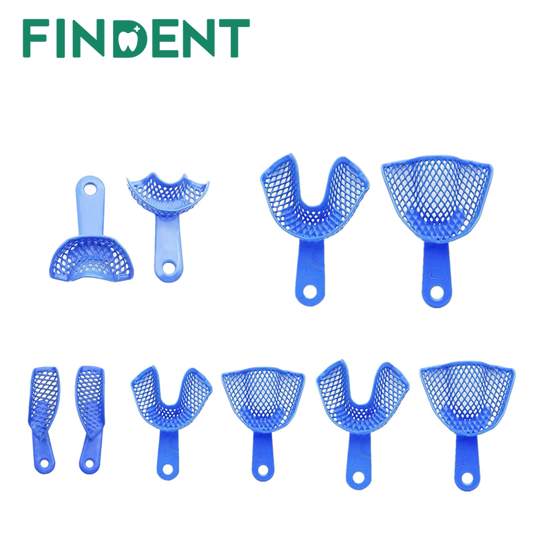 Plastic Dental Impression Trays Denture Model Autoclavable Teeth Tray