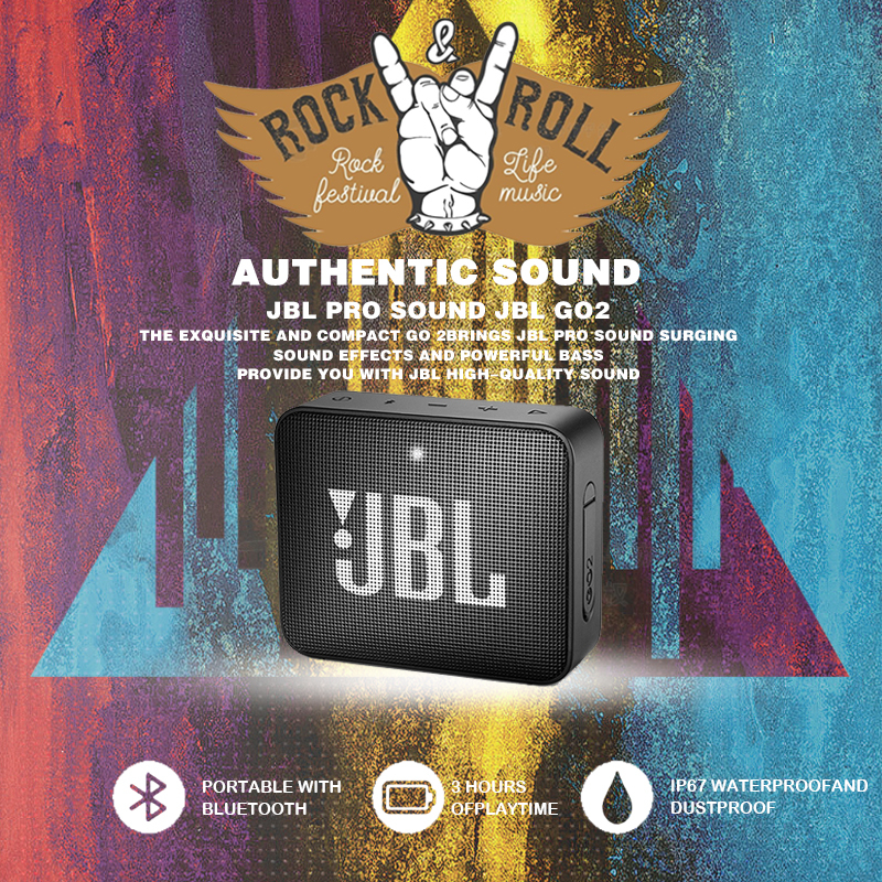 JBL Go2 Portable Mini Speaker Wireless Bluetooth Ipx7 Dengan Subwoofer ...