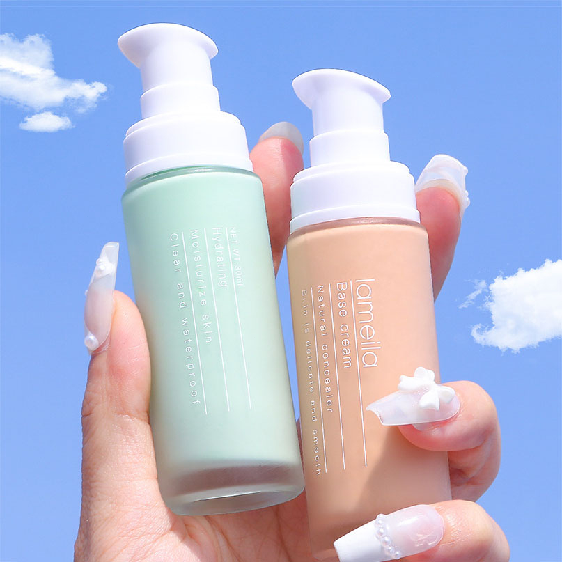 Face Primer Cream Blur Pore Color Corrector Makeup Base Moisturizing ...