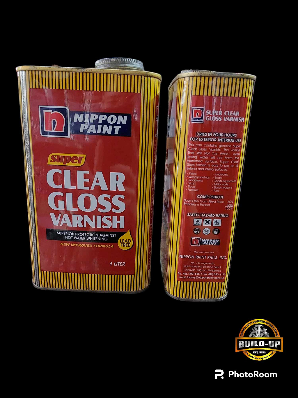 NIPPON PAINT SUPER CLEAR GLOSS VARNISH 1 LITER (SUPERIROR PROTECTION