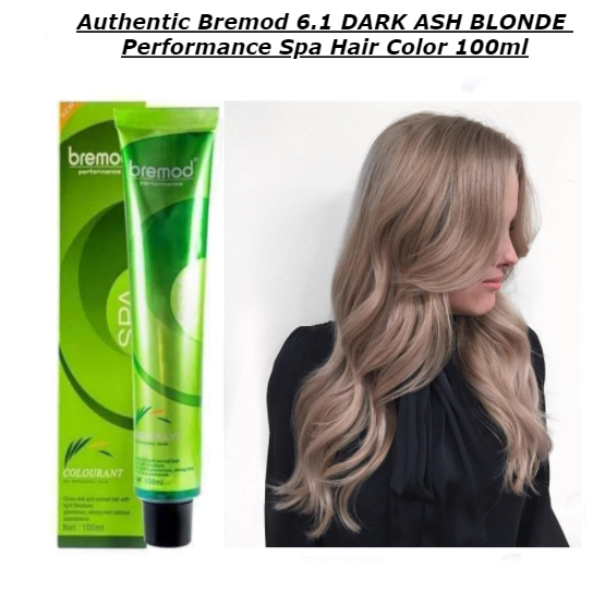 BREMOD PERFORMANCE HAIR COLOR DARK ASH BLOND 6.1 WITHOUT OXIDANT (100ML ...