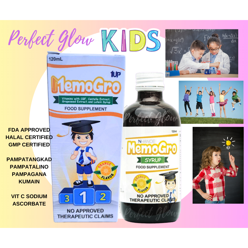 Nworld 1UP Nhance Memogro Vitamin for Kids Sodium Ascorbate 120ml CGF