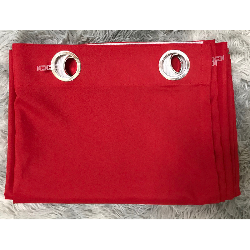 Ribbonette Christmas Ring Curtains - 7ft (canadian fabric) | Shopee ...