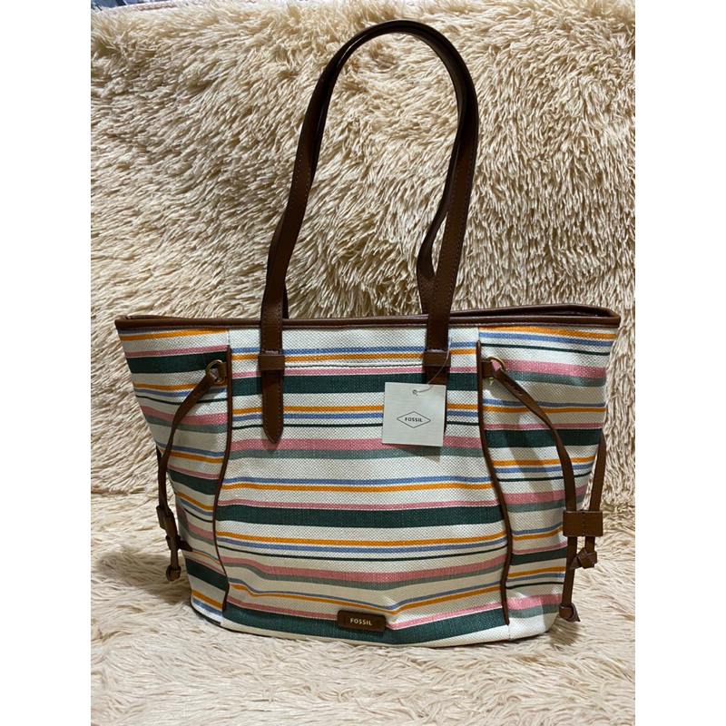 FOSSIL TOTE BAG MULTICOLOR | Shopee Philippines