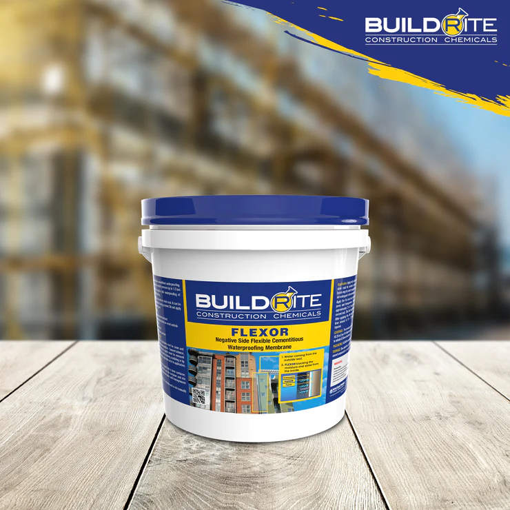 BUILDRITE FLEXOR (5kg) NEGATIVE SIDE CEMENTITIOUS WATERPROOFING 2K ...