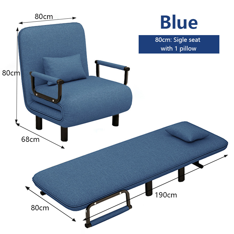 Double Folding Sofa Bed Multifuncition Lazy Bed Removable And Washable