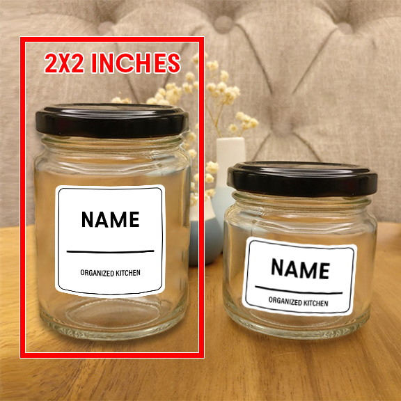 Minimalist Kitchen Condiments Labels - SOLD PER PIECE (Round Corners ...