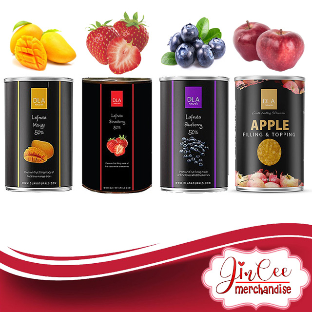 DLA La Fruta Fillings 630 grams (Apple,Strawberry,Blueberry,Mango ...