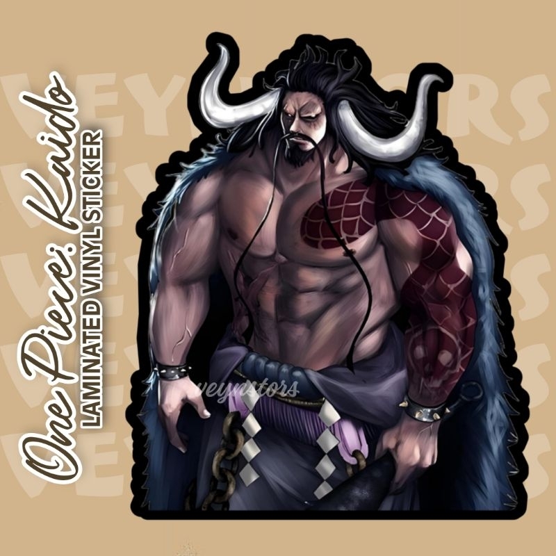 ONE PIECE KAIDO LAMINATED VINYL STICKER | Shopee Philippines