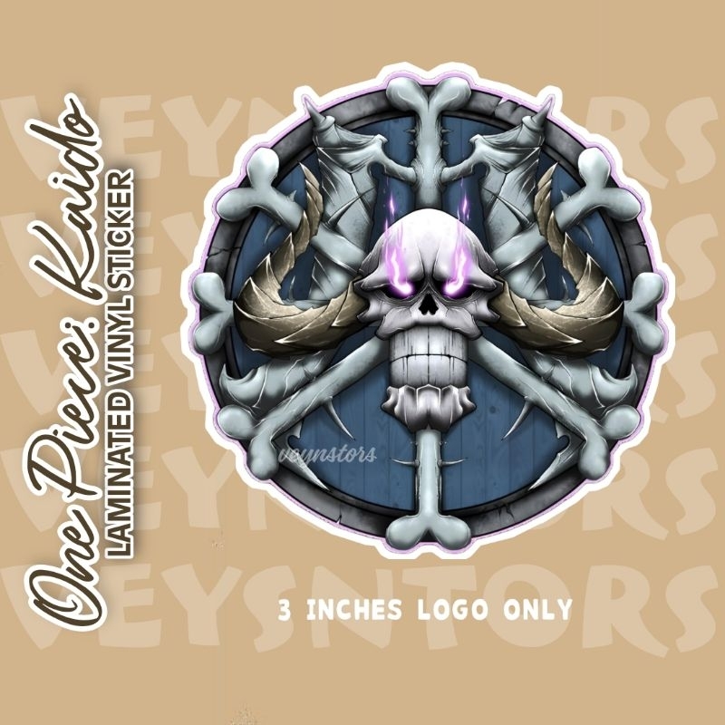 ONE PIECE KAIDO LAMINATED VINYL STICKER | Shopee Philippines