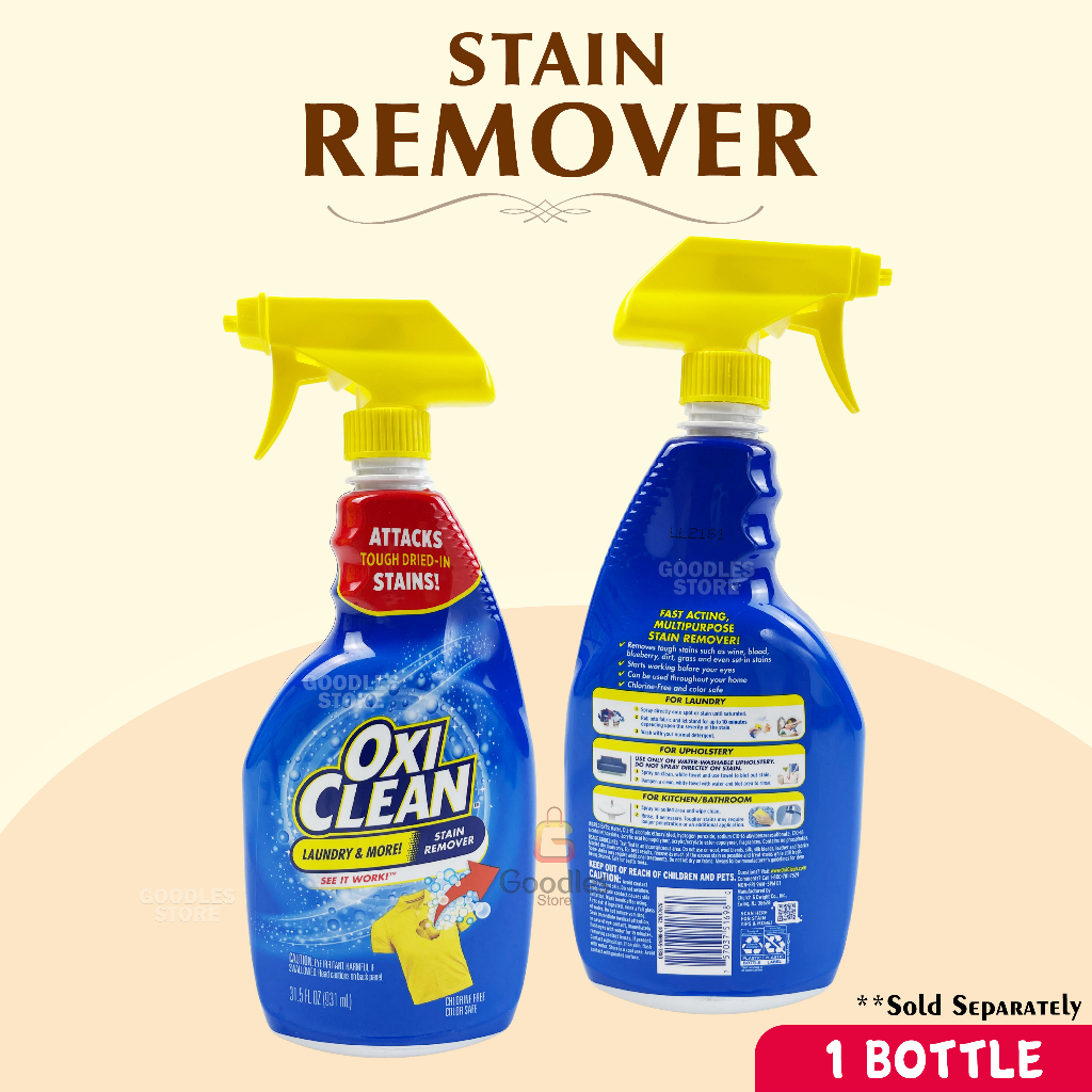 Oxi Clean Laundry Stain Remover Upholstery Stain Kitchen Bathroom ...