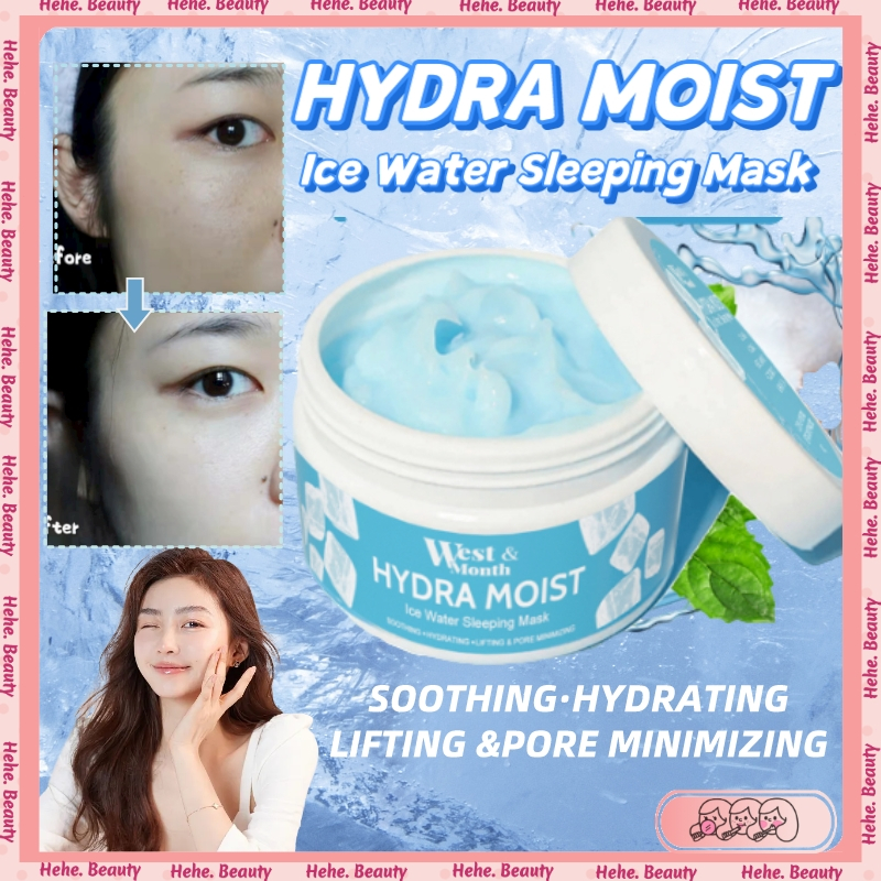 Hydra Moist Sleeping Mask Ice Water Collagen Firming Skin Moisturizer 