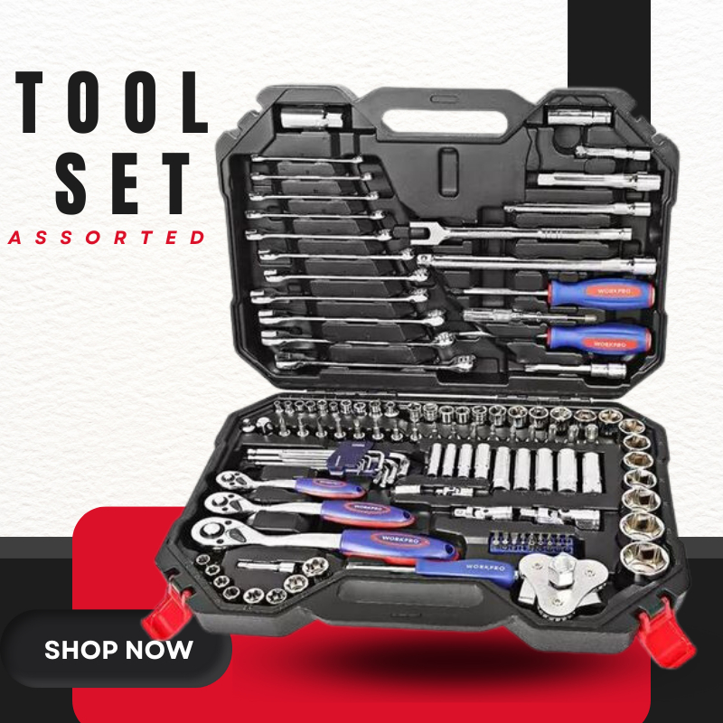 Assorted/Random Tool Box Car Motorcycle Repair Set Hand Tools Home