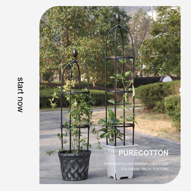 Climbing rattan rack Splicing flower pillars Outdoor flower stand plant ...