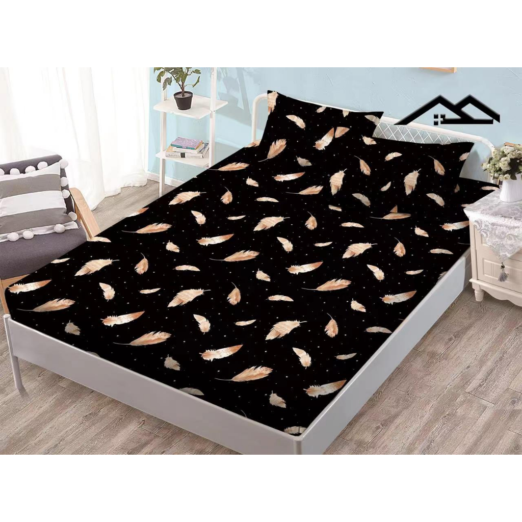 New!! King size 3in1 Garterized Bedsheets Poly Cotton (2pcs pillow ...