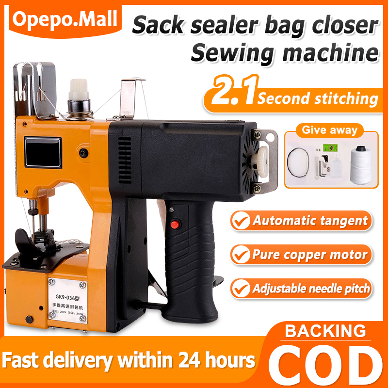 Portable Sack Sealer Bag Closer Sewing Machine Handheld Sack Sewing