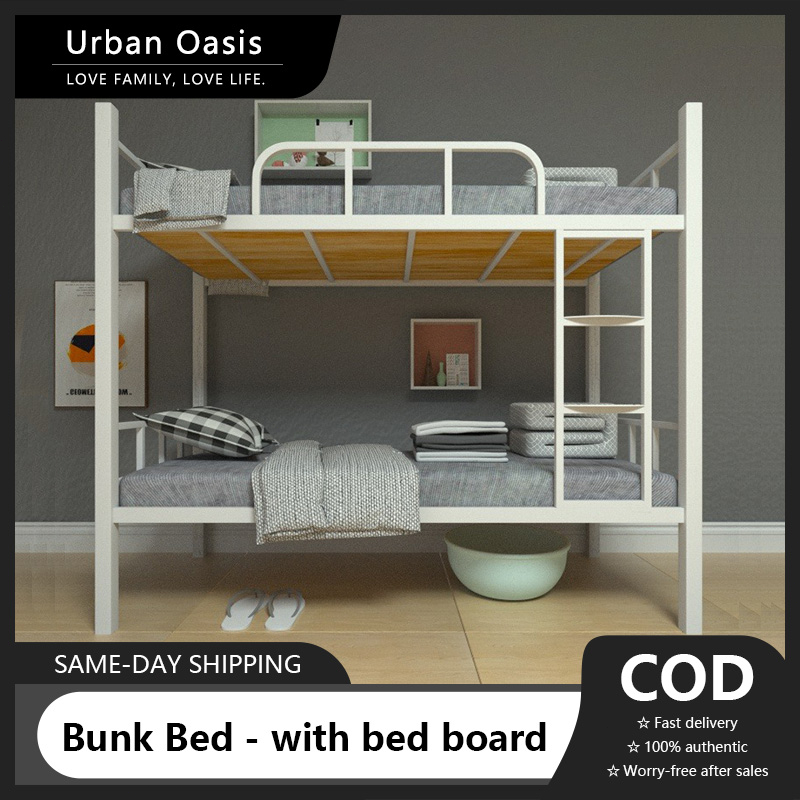 Metal Double Deck bed Frame Iron Bed Staff Dormitory Student Bed Double
