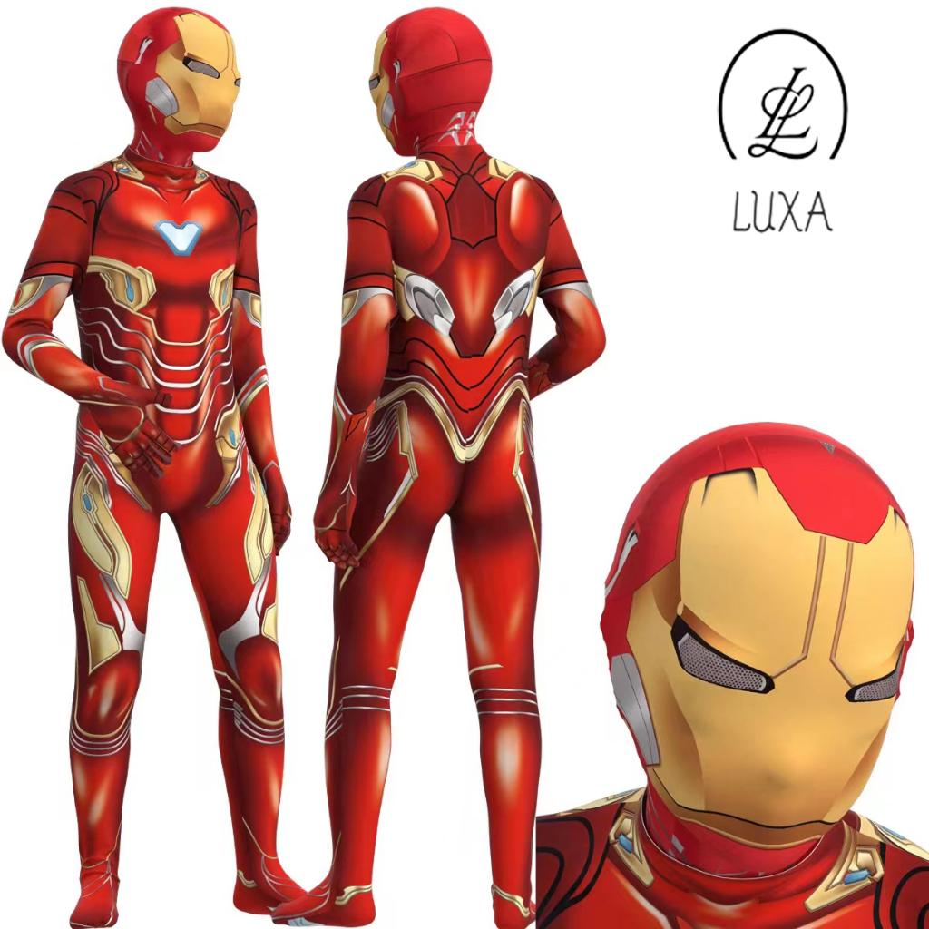 Avengers 3 Iron Man Costume Iron Man Suit Tony Stark 3D Jumpsuit