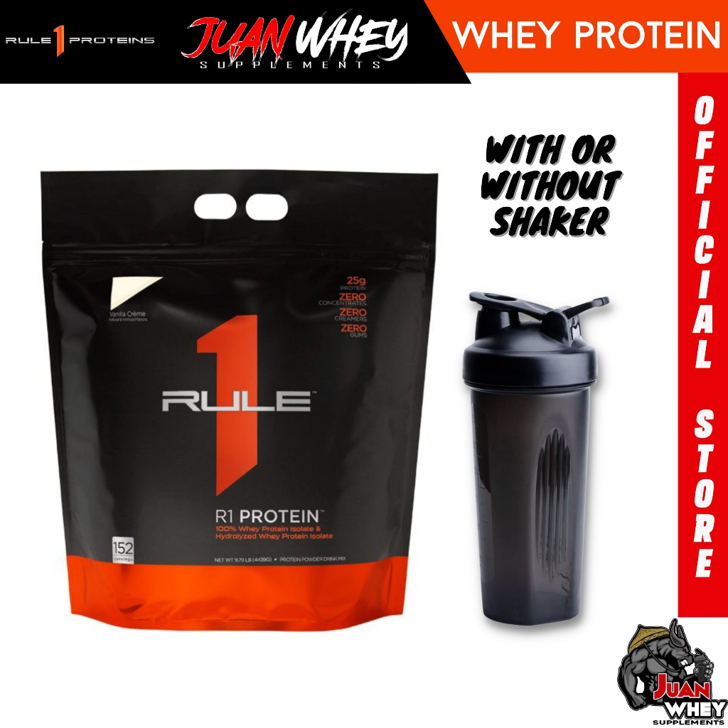 Rule 1 R1 Whey ISOLATE Protein 10LBS FastActing Pure Hydrolysate