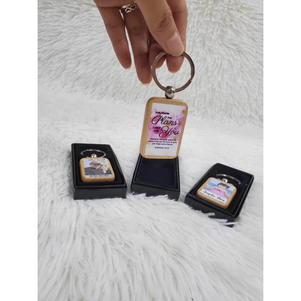 Personalized Wooden Keychain | Shopee Philippines