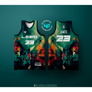 10 HG BASKETBALL MINT GREEN FULL SUBLIMATION HG JERSEY