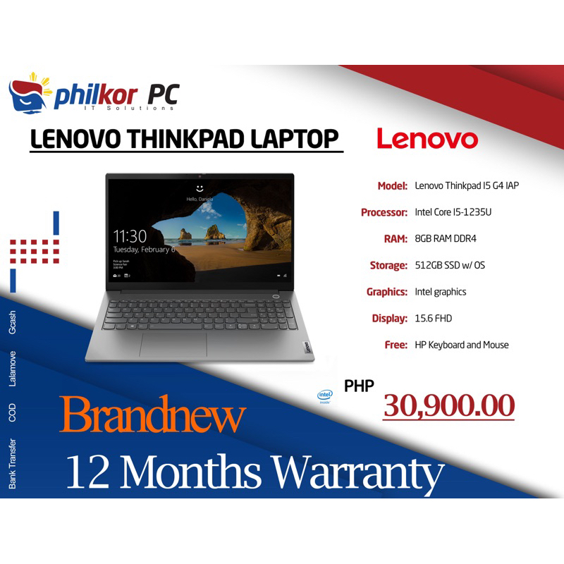LENOVO thinkpad Brandnew Laptop | Shopee Philippines