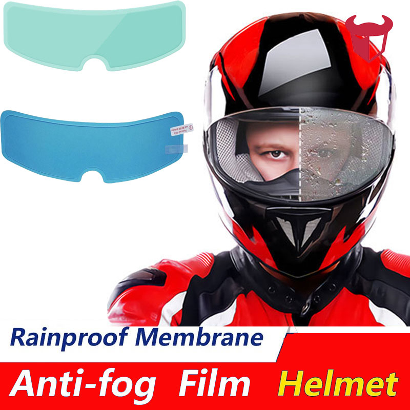 Helmet Rainproof Film AntiFog Film For Safe Driving Motorcycle Helmet Universal Waterproof