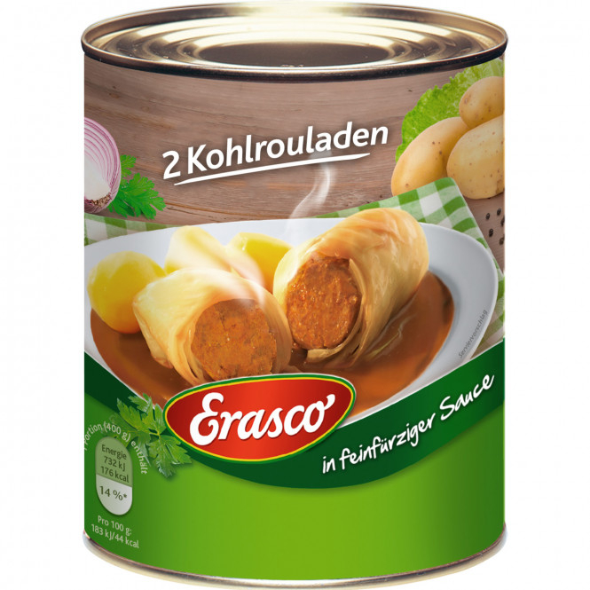 Erasco 2 Kohlrouladen 800g / 2 Cabbage Rolls 800g | Shopee Philippines