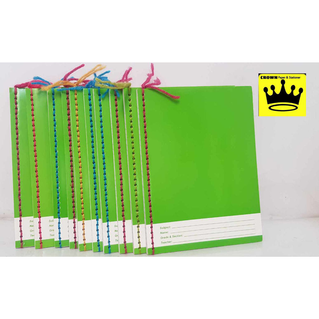 1 pack YARN NOTEBOOK /SPIRAL / COMPO NOTEBOOK 10pcs for 80 leaves compo